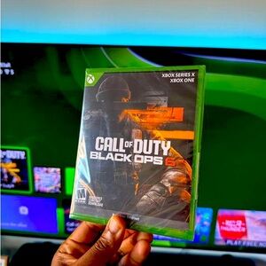 Xbox Series X disc for Call of Duty Blackops 6